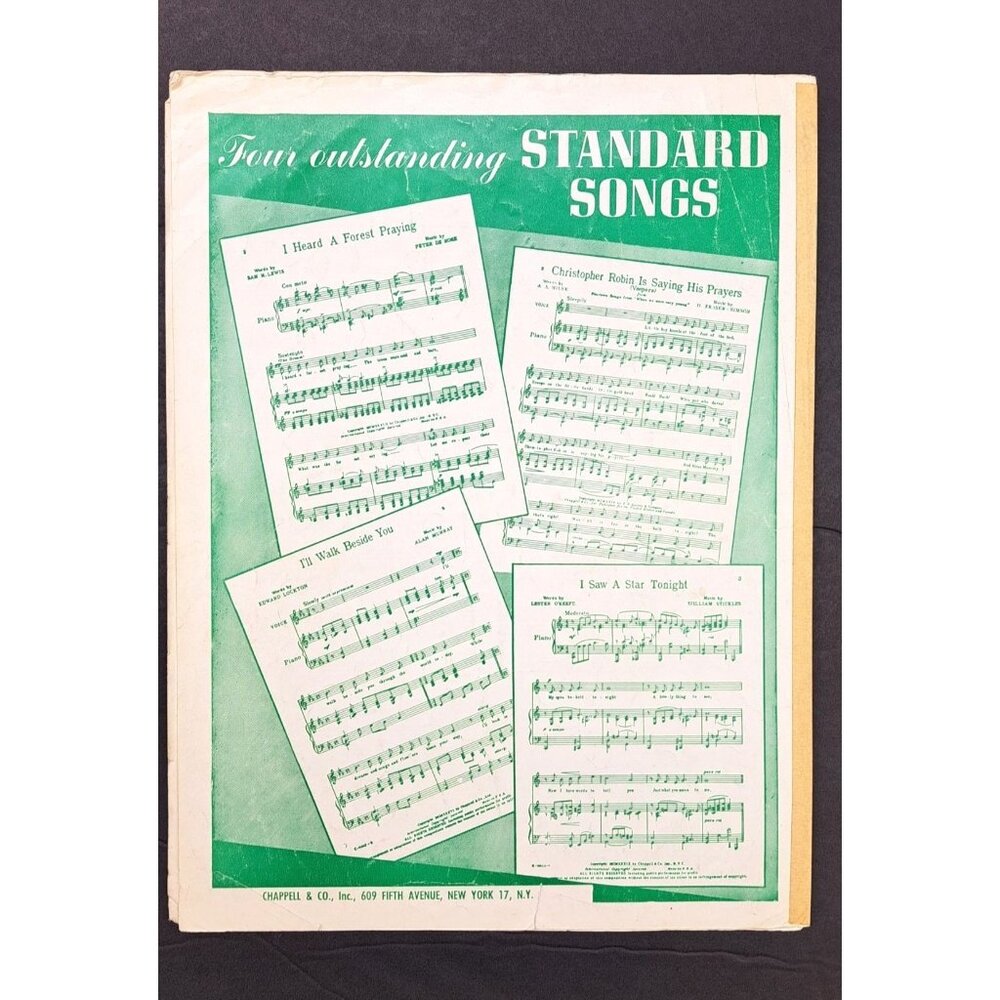 Vintage Underwater Sheet Music Jane Russell Cherry Pink Apple Blossom White 1951 - Picture 5 of 9